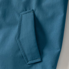 Dave&Bella Kids Boys Blue Outwear Hooded Mid-length Two-piece Padded Coats Set