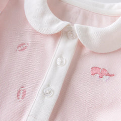 Dave&Bella Girls Summer Cartoon Striped Princess Dress