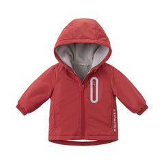 Dave&Bella Toddler/Kids Unisex Multicolor Padded Hooded Coat — Windproof & Insulated