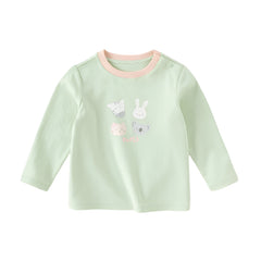 Dave&Bella Toddler Girls/Boys Animal Print Cartoon T-shirts
