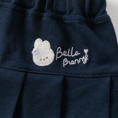 Dave&Bella Girls Spring White Pleated Skirt Set