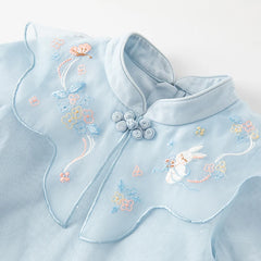 Dave&Bella Toddler Children Girls Spring Sweet Mesh Princess Dress(wallet bag)