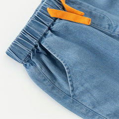 Dave&Bella Toddler Boy Summer Casual Blue T-shirt Short Pants Sets