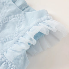 Dave&Bella Summer Toddler Girls Sleeveless Layered Mesh Princess Dress