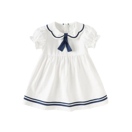 Dave&Bella Summer Girls Sweet White A-line Dress