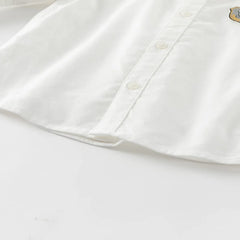 Dave&Bella Kids Boy Formal Cotton Shirts with Ties