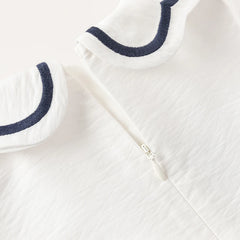 Dave&Bella Summer Girls Sweet White A-line Dress