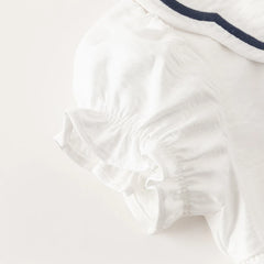 Dave&Bella Summer Girls Sweet White A-line Dress