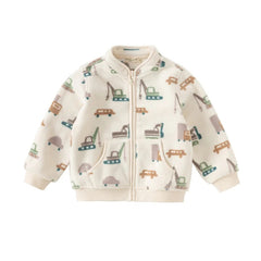 Dave&Bella Toddler Boys’ Fleece Jacket – Autumn 2025 New Release “Hug Jacket”