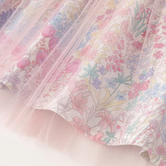 Dave&Bella Girls Summer Sleeveless Floral Sleeveless Princess Dress