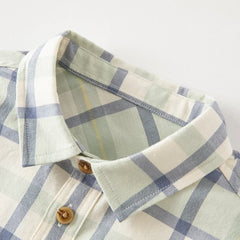 Dave&Bella Kids Boys Cotton Fashion Formal Plaid Shirt Top