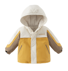 Dave&Bella Unisex Kids/Toddler Casual Hooded Jacket — Windproof & Fleece-Lined