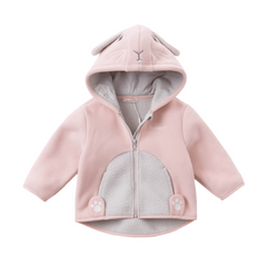 Dave&Bella Girls/Boys Autumn Zoo Series Warm Playful Fleece Jacket Coat