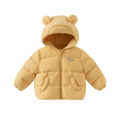 Dave&Bella Toddler Girls/Boys Winter Versatile Print Windproof Outwear Hooded Down Coats