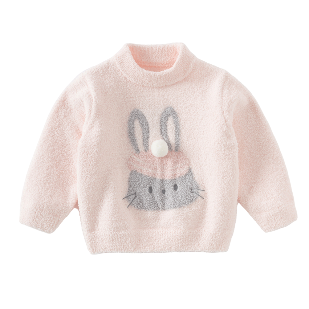 Dave&Bella Toddler Girls/Boys Playful Delicate Jacquard Chenille Sweater Tops