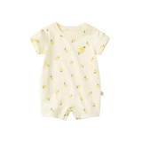 Dave&Bella Baby Girls/Boys Summer Playful Prints Comfortable Cotton Indoor Rompers