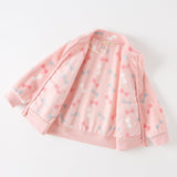 Dave&Bella Toddler Girls Fleece Jacket – Soft Versatile “Hug Jacket”