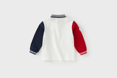 Dave&Bella Boys Autumn College Style Cotton Polo T-shirt