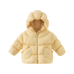 Dave&Bella Toddler Girls Winter Adorable Outdoor Windproof Outwear Hooded Down Coats