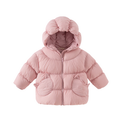 Dave&Bella Toddler Girls Winter Adorable Outdoor Windproof Outwear Hooded Down Coats