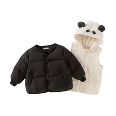 Dave&Bella Toddler Girls/Boys Winter Versatile Outwear Two-pieces Down Coats Sets