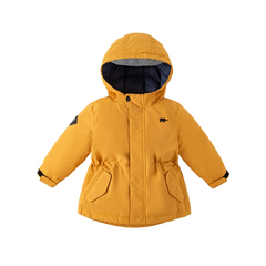 Dave&Bella Kids Girls/Boys Winter Outwear Windproof Hooded Cozy Padded Down Coats
