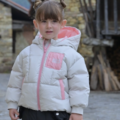 Dave&Bella Kids Girls/Boys Winter Cozy Windproof Outwear Hooded Down Coats
