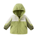 Dave&Bella Unisex Kids/Toddler Casual Hooded Jacket — Windproof & Fleece-Lined