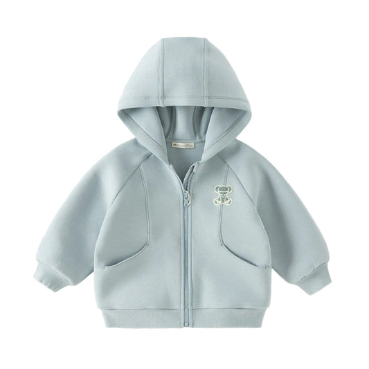 Dave&Bella Toddler/Kids Girls/Boys Multicolor Versatile Soft Long Sleeve Hooded Coats