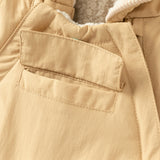 Dave&Bella Baby Girls/Boys Cute Indoor Warm Hooded One-Piece Romper