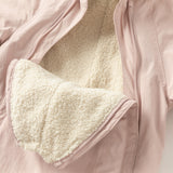 Dave&Bella Baby Girls/Boys Cute Indoor Warm Hooded One-Piece Romper