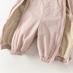 Dave&Bella Baby Girls/Boys Winter Cute Indoor Warm Hooded One-Piece Romper