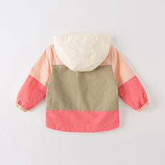 Dave&Bella Children Spring Autumn Zipper Hoodie Outwear