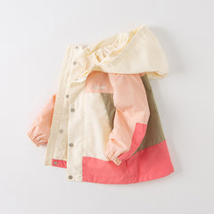 Dave&Bella Children Spring Autumn Zipper Hoodie Outwear