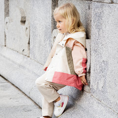 Dave&Bella Children Spring Autumn Zipper Hoodie Outwear