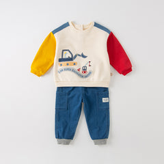Dave&Bella Children Boys Spring Long Sleeve T-shirt Pullovers