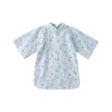 Dave&Bella Toddler Girls Blue Floral Print Chinese-style Elegance Party Dress