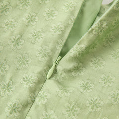 Dave&Bella Toddler Girls Autumn Classic Green Chinese Style Dress