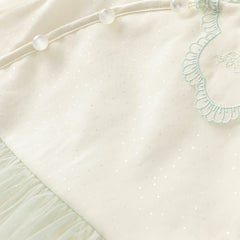 Dave&Bella Toddler Girls Classic Bamboo Green Chinese-style Fashion A-line Mesh Dress