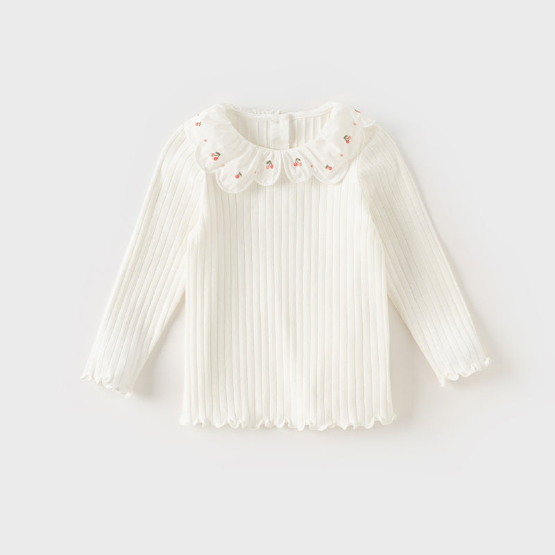 Dave&Bella Baby Girl Spring Long Sleeve Cotton Top