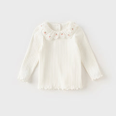Dave&Bella Baby Girl Spring Long Sleeve Cotton Top