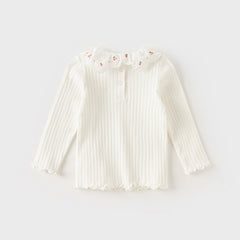 Dave&Bella Baby Girl Spring Long Sleeve Cotton Top