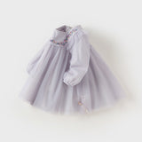 Dave&Bella Toddler Girls Noble Mesh Fashion Princess Mesh Dresses
