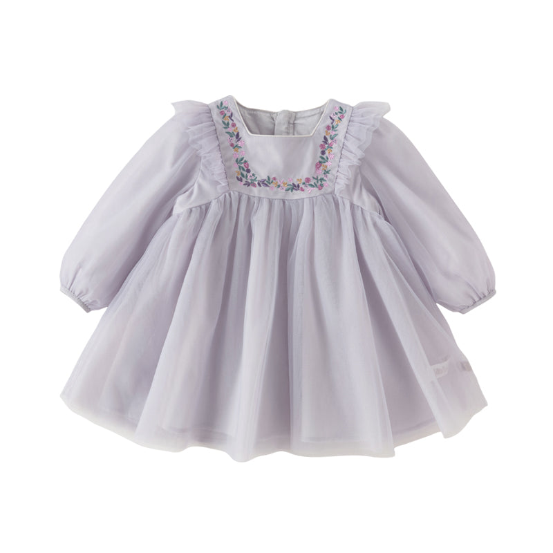 Dave&Bella Toddler Girls Noble Mesh Fashion Princess Mesh Dresses