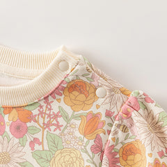 Dave&Bella Kids Girls Spring Sweatshirt Floral Pullover