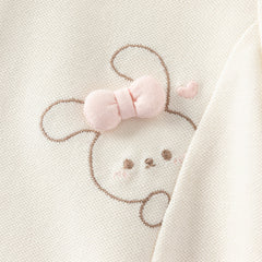 Dave&Bella Toddler Girls Autumn Beige A-line Knit Dress