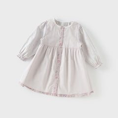 Dave&Bella Toddler Girls Soft Cotton Floral Print Dress(wallet bag)