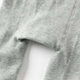 Dave&Bella Toddler Girls Beige/Grey Sweet Footed Tights Leggings