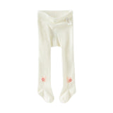 Dave&Bella Toddler Girls Beige/Grey Sweet Footed Tights Leggings