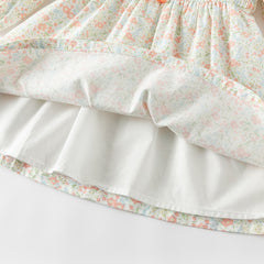 Dave&Bella Baby Girls Spring Cotton Cute Floral Print Dress